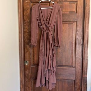 SHEIN never worn long sleeve maxi dress size M